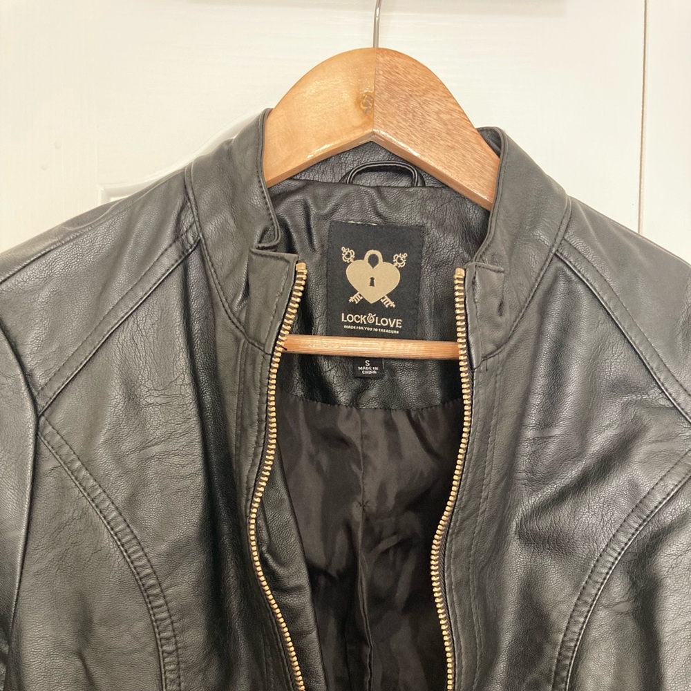 Faux Leather Jacket - Picture 2 of 4